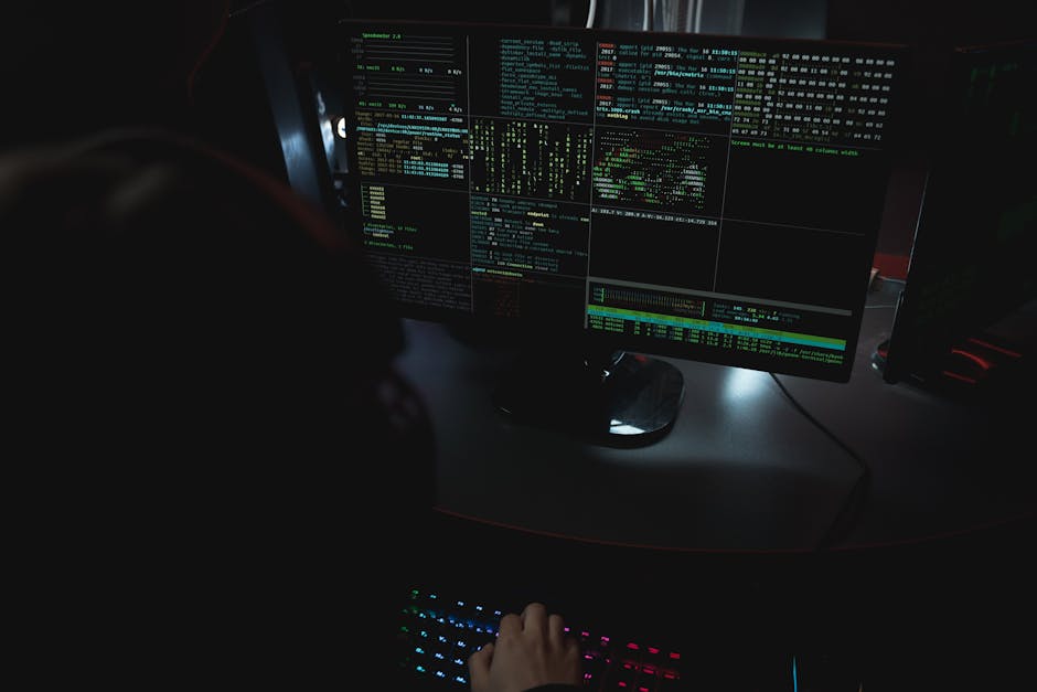 Digitale Zwillinge auf einem Monitor