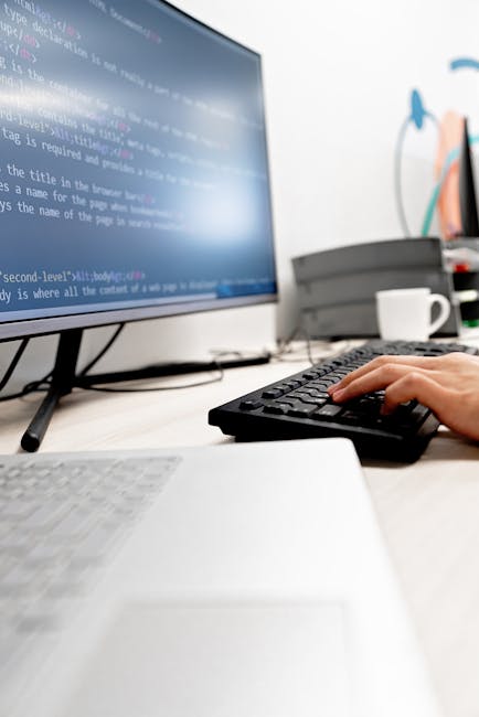 API-Dokumentation auf einem Laptop